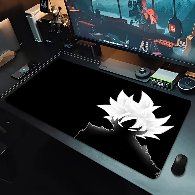 Gaming Accessories Cheap - DBZ ブラックアニメマウスパッドドラゴンボール大型 PC コンピュータデスクマット抗摩耗ゲーミングマウスパッドキーボードゲーマーアクセサリーテーブルパッド