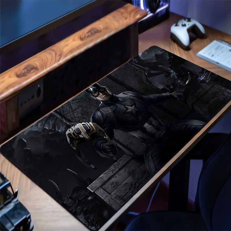 マウスパッド C-キャプテン A-アメリカ ゲーム用 新しい - Gaming Accessories Table のレビューと価格