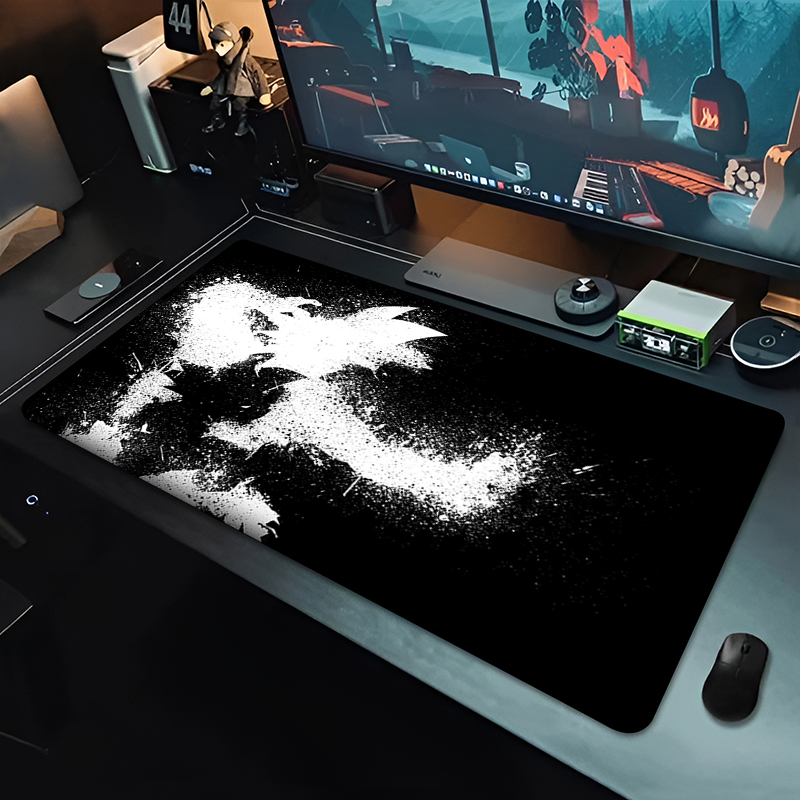 DBZ ブラックアニメマウスパッドドラゴンボール大型 PC  - Gaming Accessories Cheap のレビューと価格