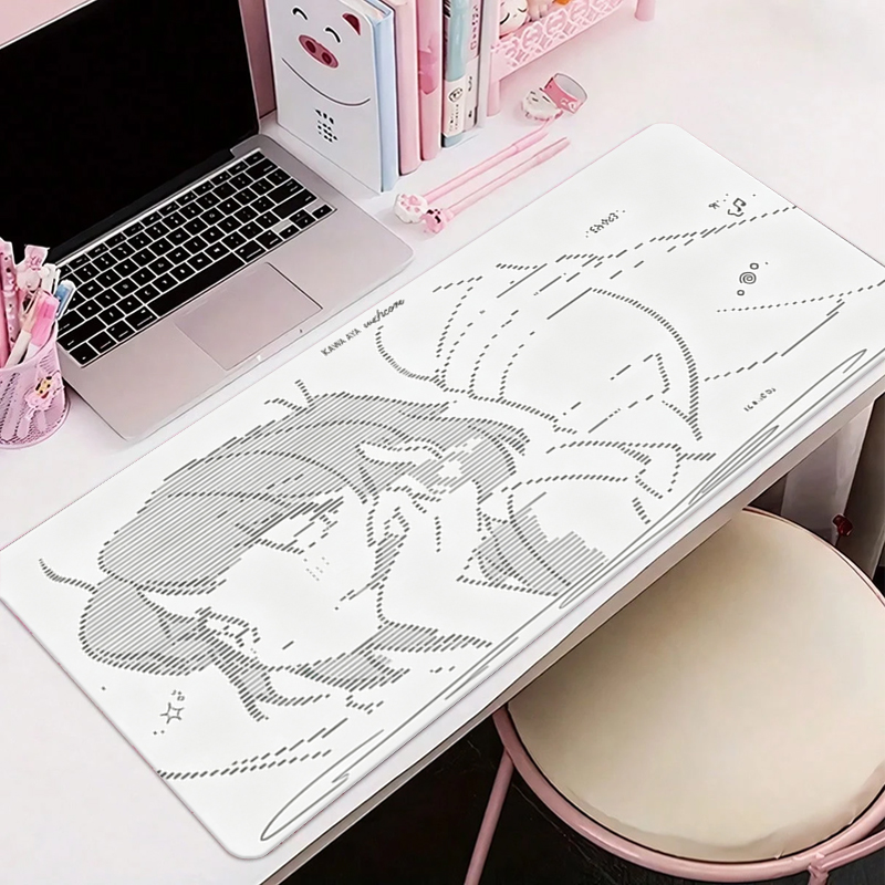 1 個革製マウスパッドアニメエンジェルガール Y2k かわい - Gaming Accessories Wholesale のレビューと価格